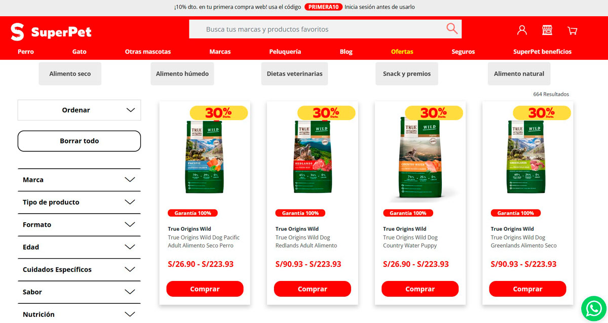 Página de producto de tienda online bien optimizada para SEO con descripción única precio y reseñas