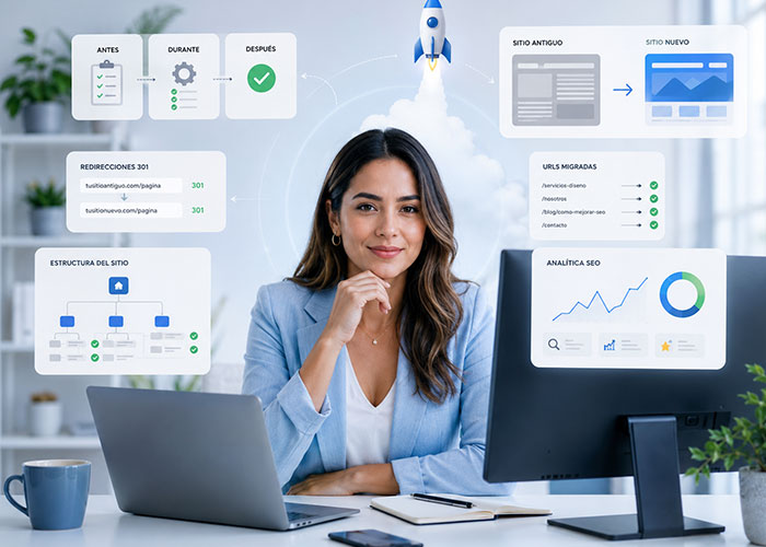 Migración web sin perder tráfico SEO: checklist antes durante y después del lanzamiento